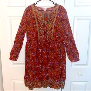 Bohemian Floral Dress